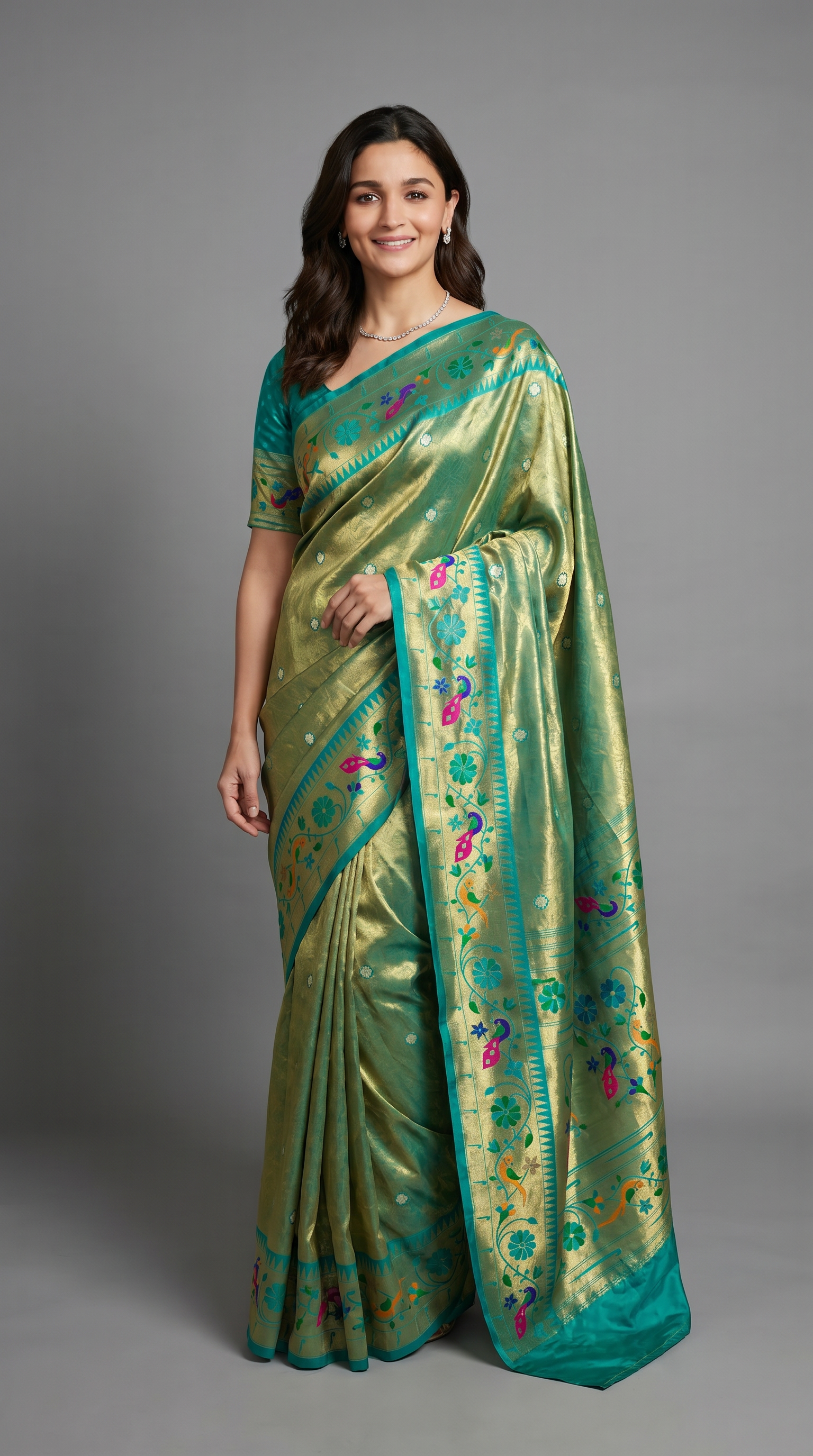 Banarasi Saree on AI model